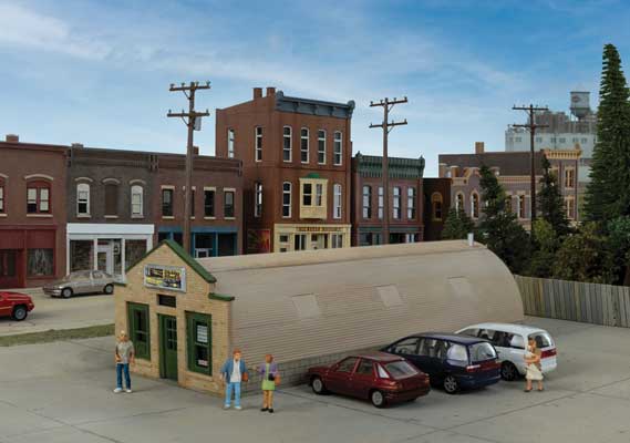 Converted Quonset Hut -- Kit - 6-9/16 x 2-3/4 x 2-1/8" 16.6 x 6.9 x 5.3cm-1