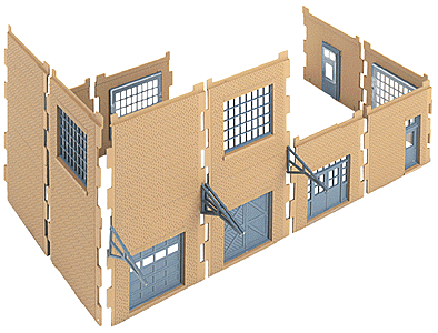 Small Walls w/Large Metal Sash Window - Cornerstone Modulars(TM) -- Kit