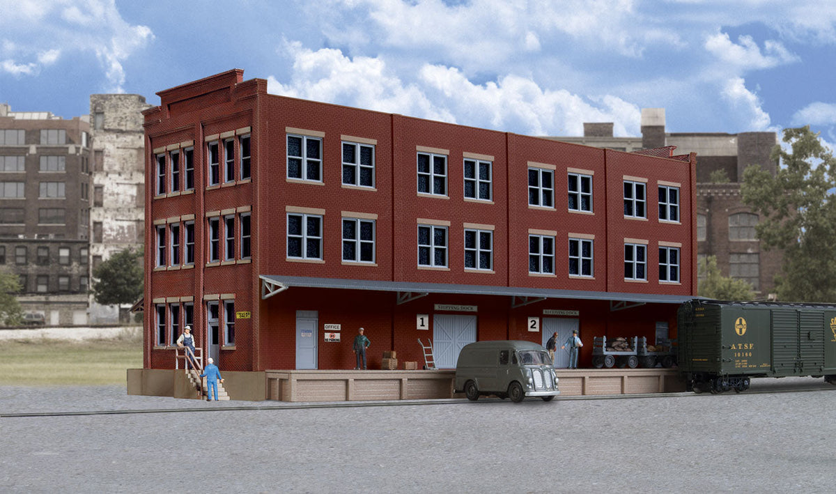 Trackside Post Office -- Kit - 13-1/8 x 4-1/2 x 6-3/8" 32.8 x 11.2 x 15.9cm-1