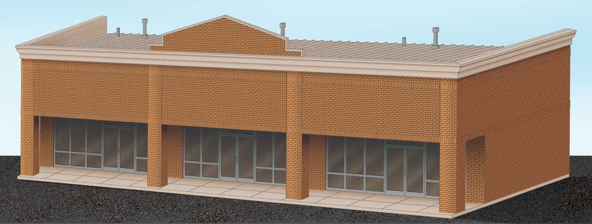 Modern Shopping Center I -- Kit - 10-1/2 x 4-15/16 x 3-1/2" 26.6 x 12.5 x 8.8cm-2