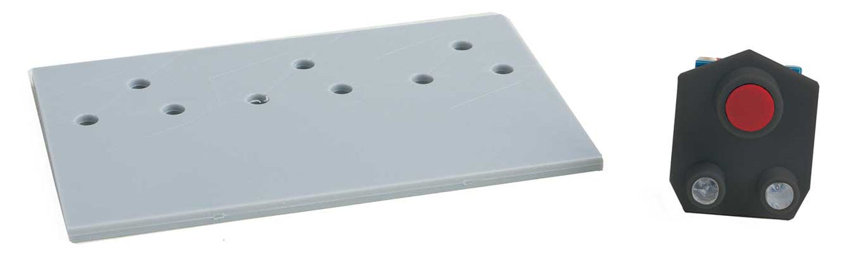 Walthers Layout Control System -- Dual LED Fascia Turnout Controller (yellow-green)