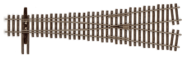 Code 83 Nickel Silver DCC Friendly Number 4 Wye Turnout