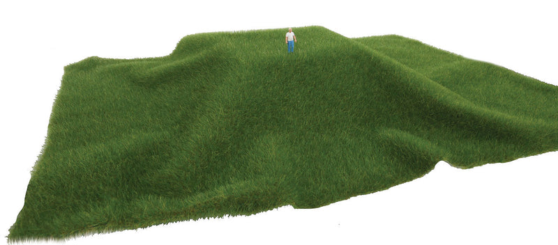 Tear & Plant Grass Mat - 17-1/2 x 11-1/2" 44 x 29cm -- Dark Green Grass - 3/8" 12mm Tall-1