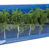 Birch Trees pkg(7) -- 3-15/16" 10cm w/Flat Base