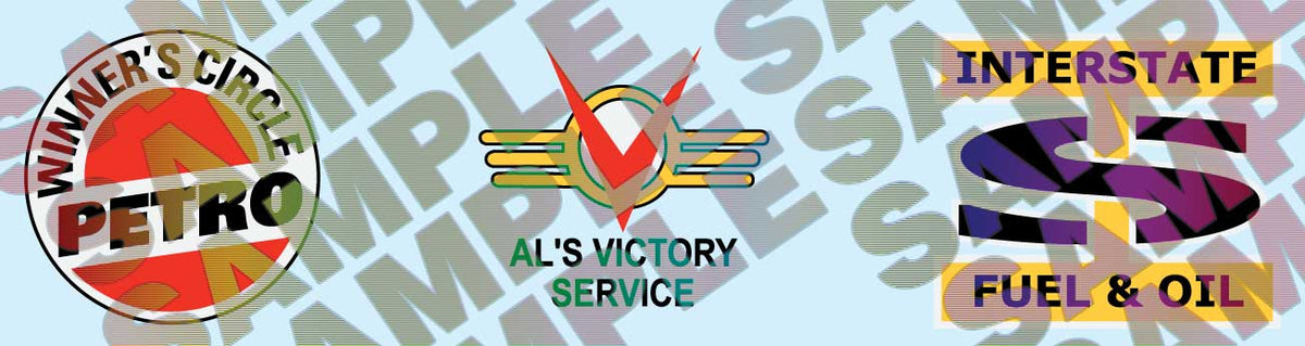 International(R) 7600 Tank Truck w/Trailer - Assembled -- Al's Victory Service, Interstate Oil & Winner's Circle decals (red, chrome)-3