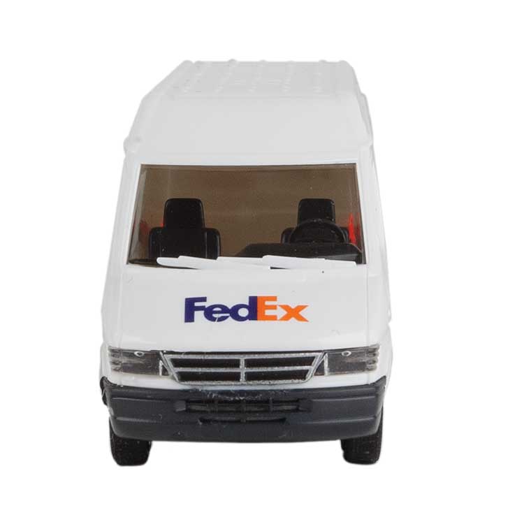 Delivery Van - Assembled -- FedEx Express (white, purple, orange)-3