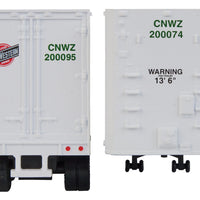 40' Trailer 2-Pack - Assembled -- Chicago & North Western(TM)
