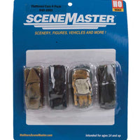 Flattened Car 4-Pack
