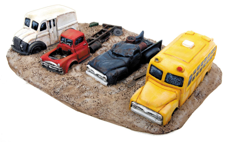 Junk Truck Row -- 1-Piece Casting
