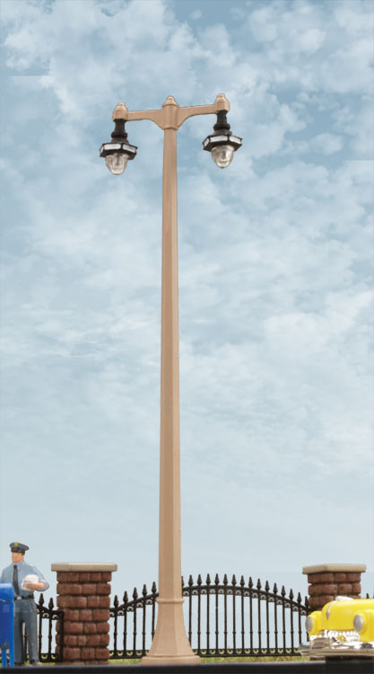 Double Acorn Street Light
