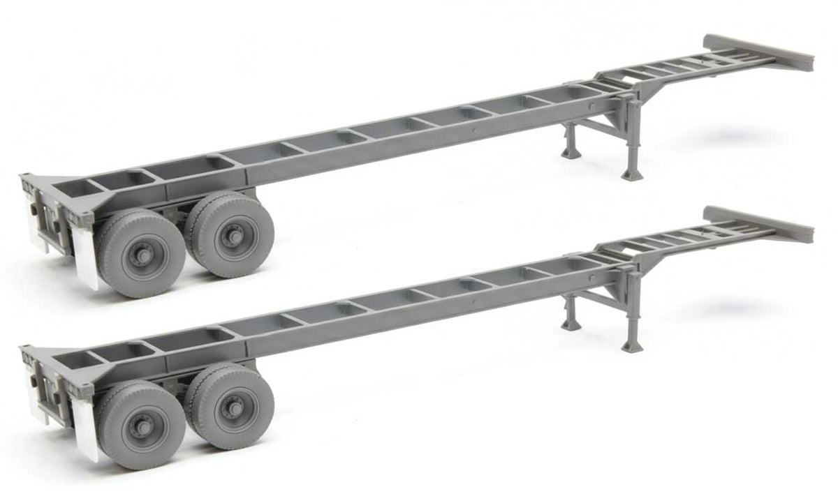 40' Container Chassis (2-Pack) -- Undecorated