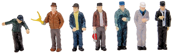 Vintage Railroad Workers -- pkg(7)