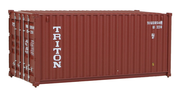 20' Corrugated Container - Assembled -- Triton (brown, white)-1