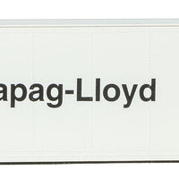 40' Hi-Cube Smooth-Side Reefer Container - Assembled -- Hapag-Lloyd (white, red, blue)