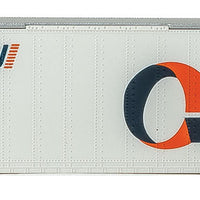 48' Smooth-Side Container - Assembled -- Con-Quest (white, orange, blue)
