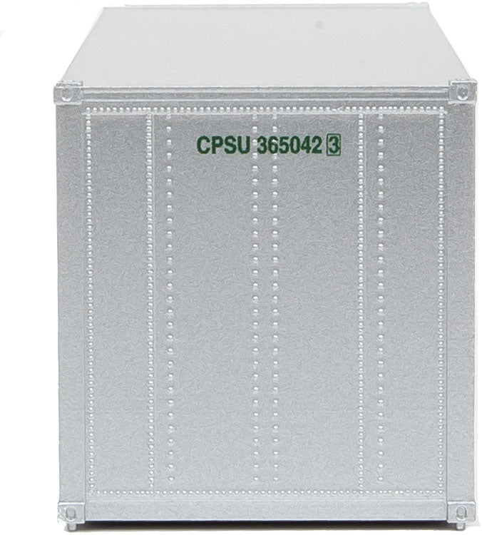 20' Smooth-Side Container - Ready to Run -- CP Ships (white, green)-4
