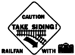 Cap -- Caution Railfan with Camera