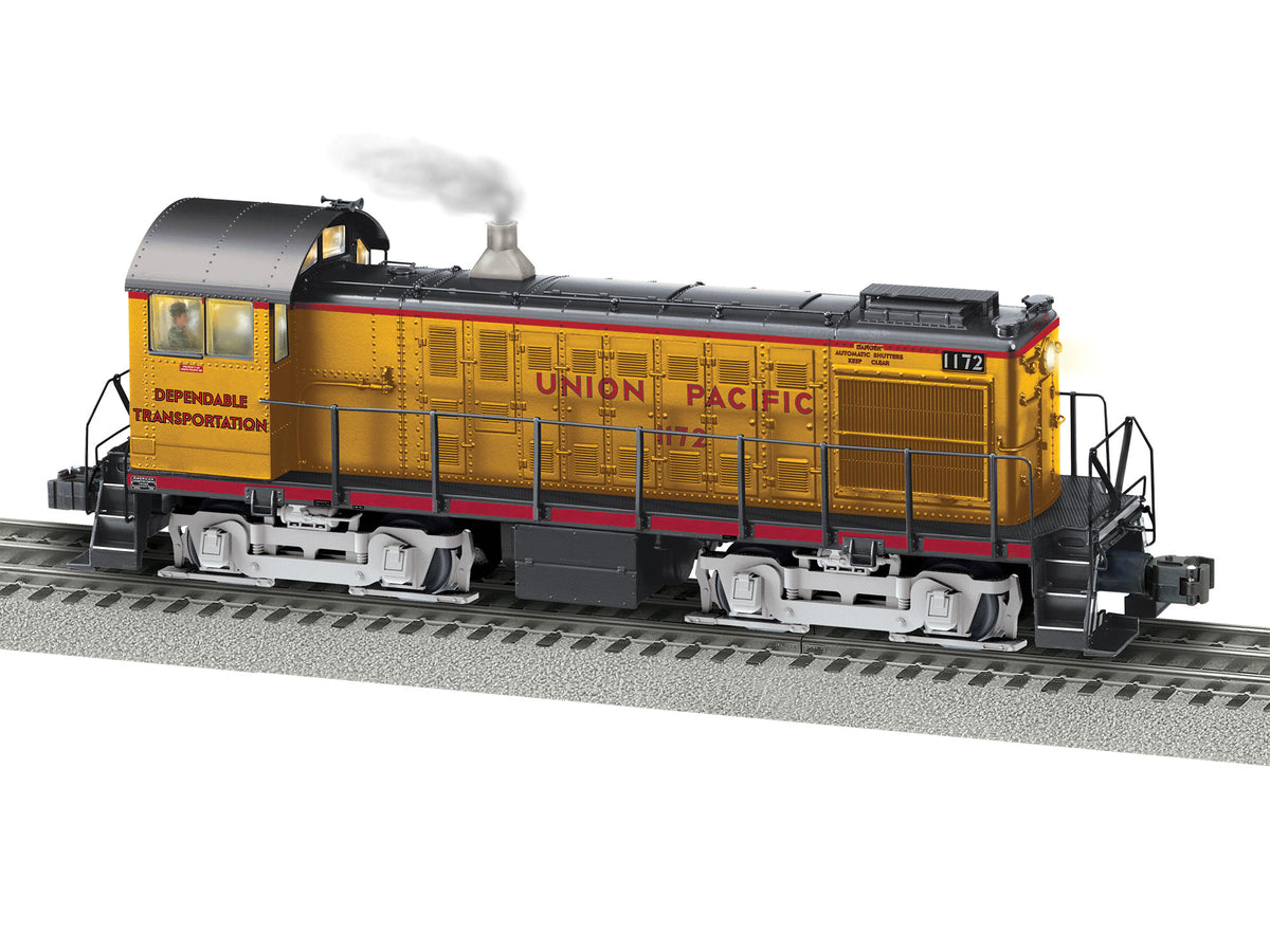 Alco S4 - 3-Rail w/Legacy Sound & Control -- Union Pacific #1172 (Armour Yellow, gray, red)-1