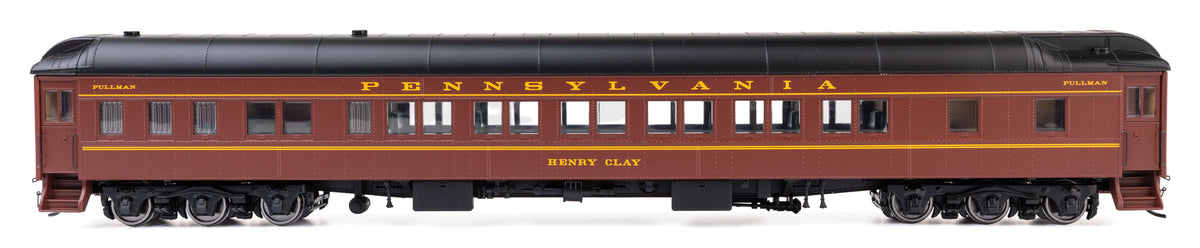 82' Pullman Heavyweight 12-1 Sleeper - Ready to Run -- Pennsylvania Railroad Henry Clay-1