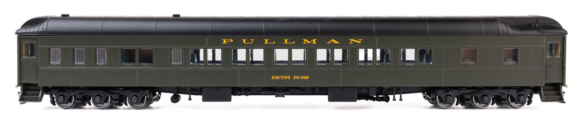 82' Pullman Heavyweight 12-1 Sleeper - Ready to Run -- Pullman Betsy Ross-1