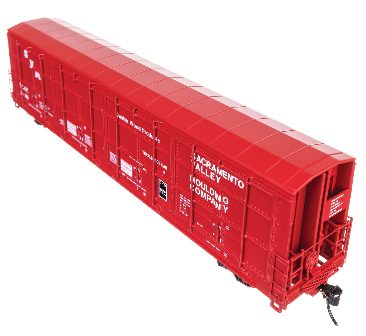 56' Thrall All-Door Boxcar - Ready to Run -- Sacramento Valley Moulding TCAX #20165-5