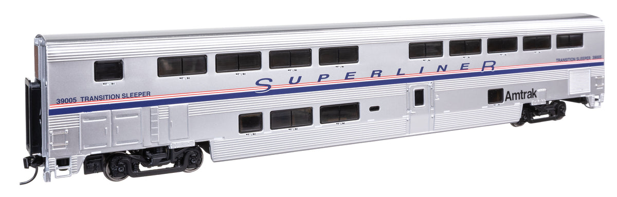 85' Bombardier Superliner II Transition Sleeper - Lighted - Ready to Run -- Amtrak(R) (Phase IV) #39005