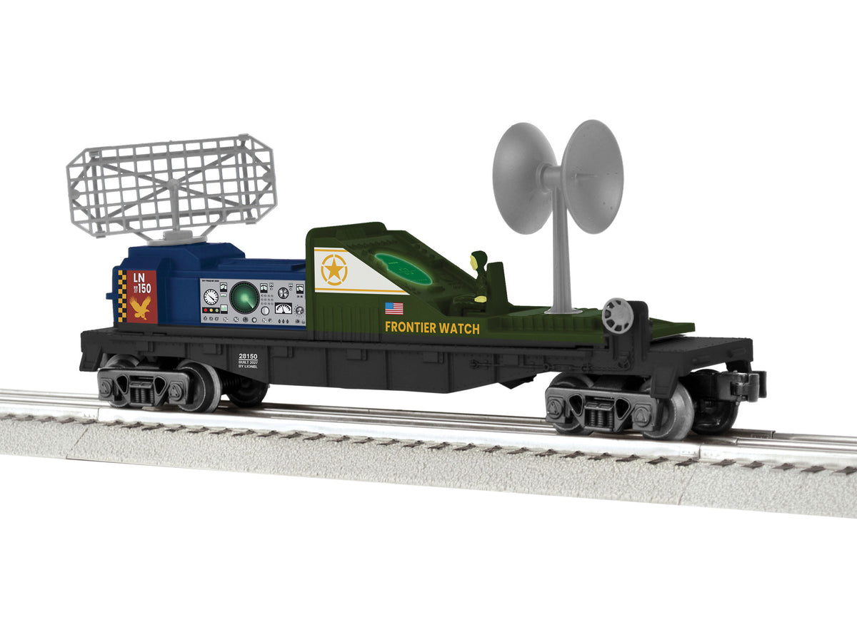 Radar Car - 3-Rail - Ready-to-Run -- American Frontier Watch #28150 (black, blue, green)-1