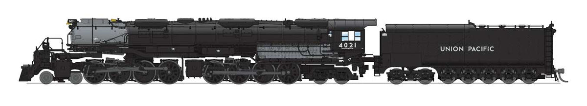4-8-8-4 Big Boy - Standard DC - Stealth -- Union Pacific #4024 (1944, As-Delivered Aftercooler, 25-C-400, black, graphi-1