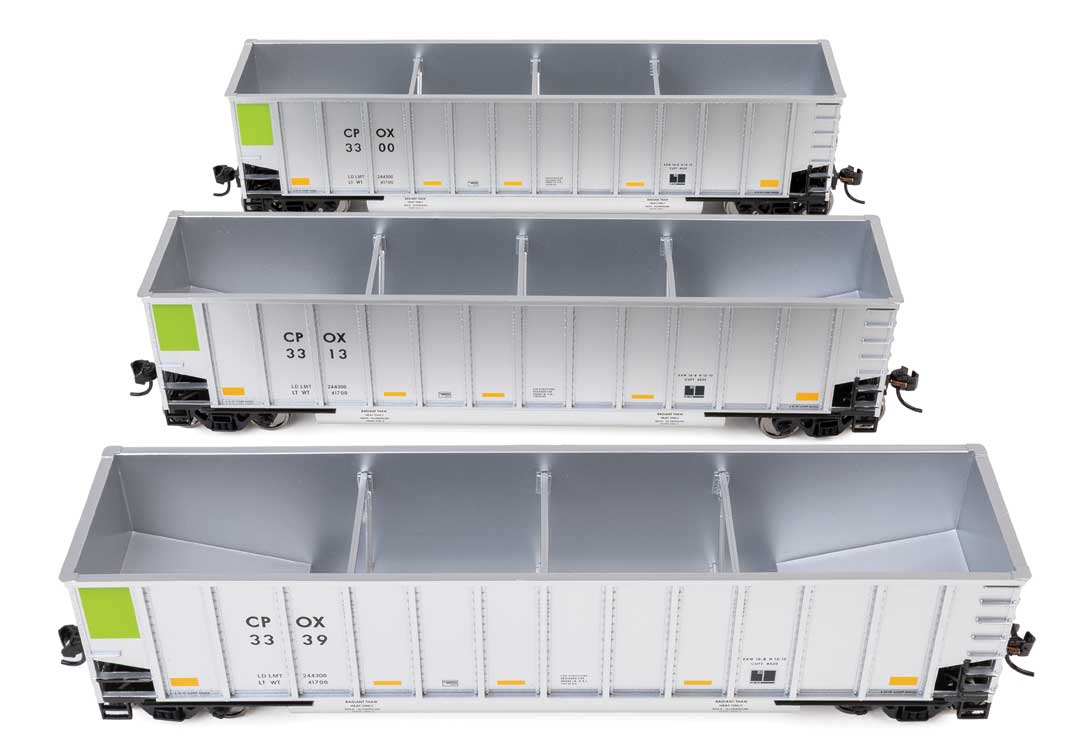 50' Bethgon Coalporter Gondola 3-Pack - Ready to Run -- CPOX #3300, #3313, #3339-1