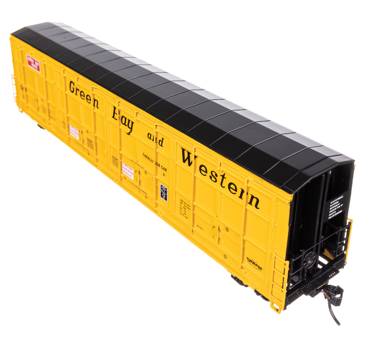 56' Thrall All-Door Boxcar - Ready to Run -- Green Bay & Western #54-5