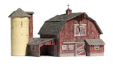 Old Weathered Barn - Built-&-Ready Landmark Structures(R) -- Assembled - 7-13/16 x 5-11/16"  19.8 x 14.4cm-1