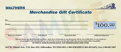 GIFT CERTIFICATE $100