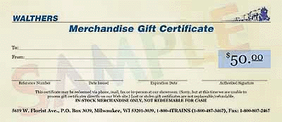 GIFT CERTIFICATE $50