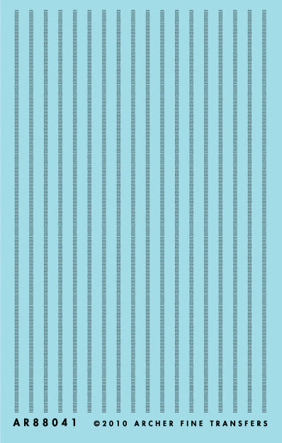 Railroad Decals - 3D Resin Louvers -- 6" Wide