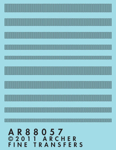 Railroad Decals - 3D Resin Louvers -- 16", 14", 12", 9" & 6" Widths