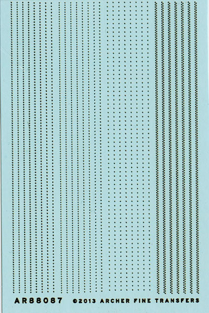 Railroad Decals - 3D Resin Rivets -- Starter Set
