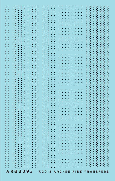 Railroad Decals - 3D Resin Rivets -- Starter Set