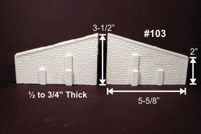 Bridge Abutment Wing Walls -- Fieldstone pkg(2)-1