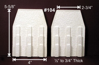 Bridge Abutment -- Random Stone pkg(2)-1
