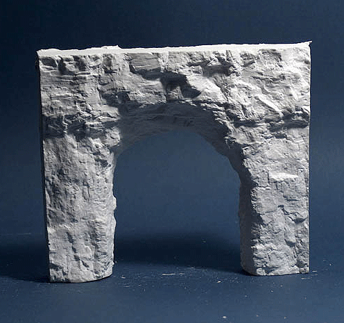 Single-Track Tunnel Portal -- Blasted Rock-1
