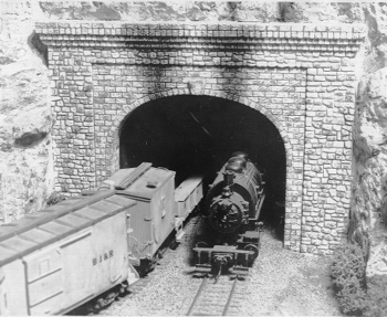 Double-Track Tunnel Portal -- Random Stone