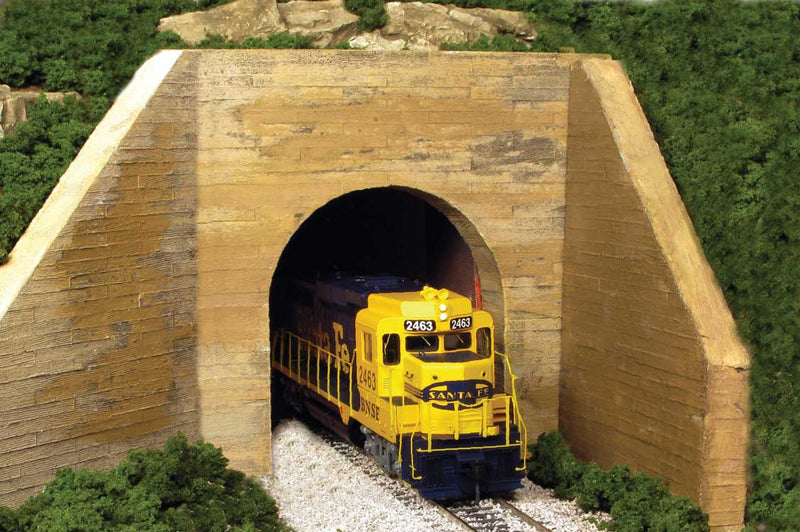 Single-Track Tunnel Portal -- Poured Concrete - Formed