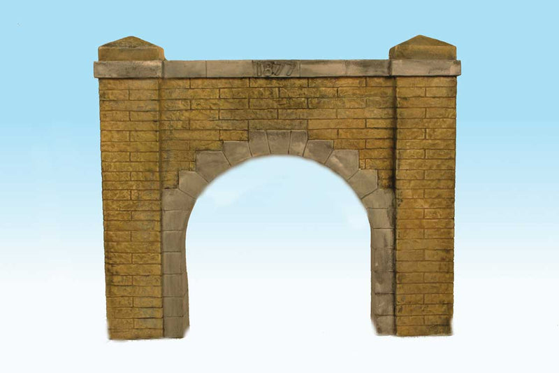Double-Track Tunnel Portal -- Granite Face