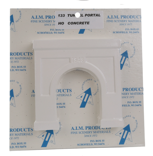 Single Track Tunnel Portal -- Modern Concrete-1