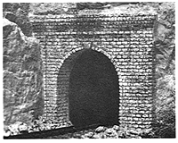 Single-Track Tunnel Portal -- Cut Stone