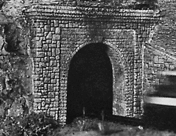 Single-Track Tunnel Portal -- Random Stone