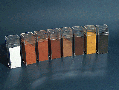 Colored Weathering Powder -- 1oz  28.3g Each pkg(8)-1