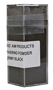 Colored Weathering Powder - Approx. 1oz  28.3g -- Grimy Black-1