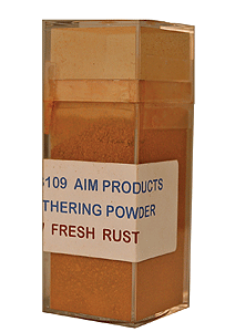 Colored Weathering Powder - Approx. 1oz  28.3g -- New Fresh Rust