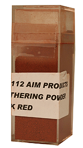 Colored Weathering Powder - Approx. 1oz  28.3g -- Brick Red-1